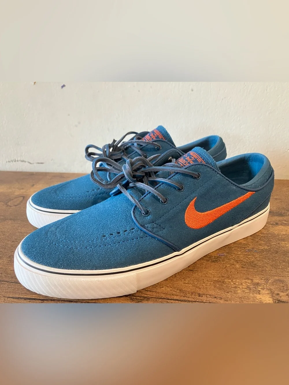 Nike SB Zoom Janoski OG+ Blue Force Campfire Orange